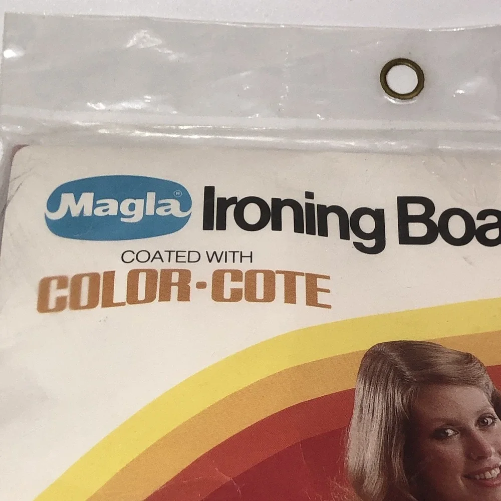 NEW Vintage Magla Ironing Board Cover Color Cote 1970s SEALED NOS Pink Mauve